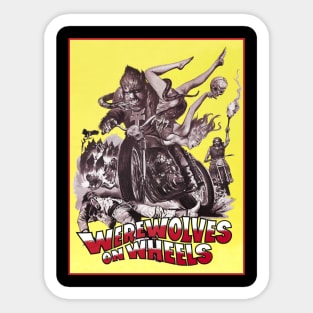 Werewolves on Wheels Sticker